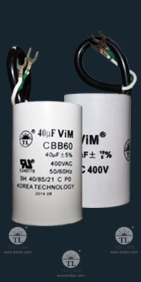 White VIM Capacitor 400V-450V 35mf(uf)