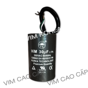 Tụ Vim đen 350V 12mf(uf)